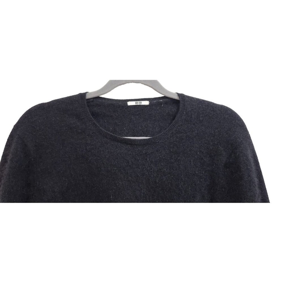 UNIQLO 100% Cashmere Sweater Black Women’s M Soft Luxury Knit Pullover Classic - Picture 4 of 12
